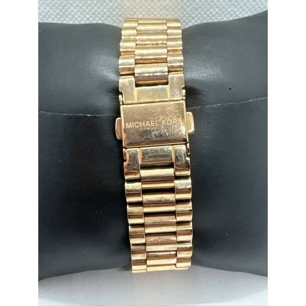 Michael Kors Nash MK3287 Women's Rose Gold-Tone Analog Dial Quartz Watch JNA822